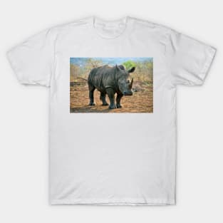 White rhinoceros Zulu Nyala Game Reserve South Africa T-Shirt